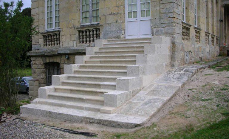 Réparation escalier pierre